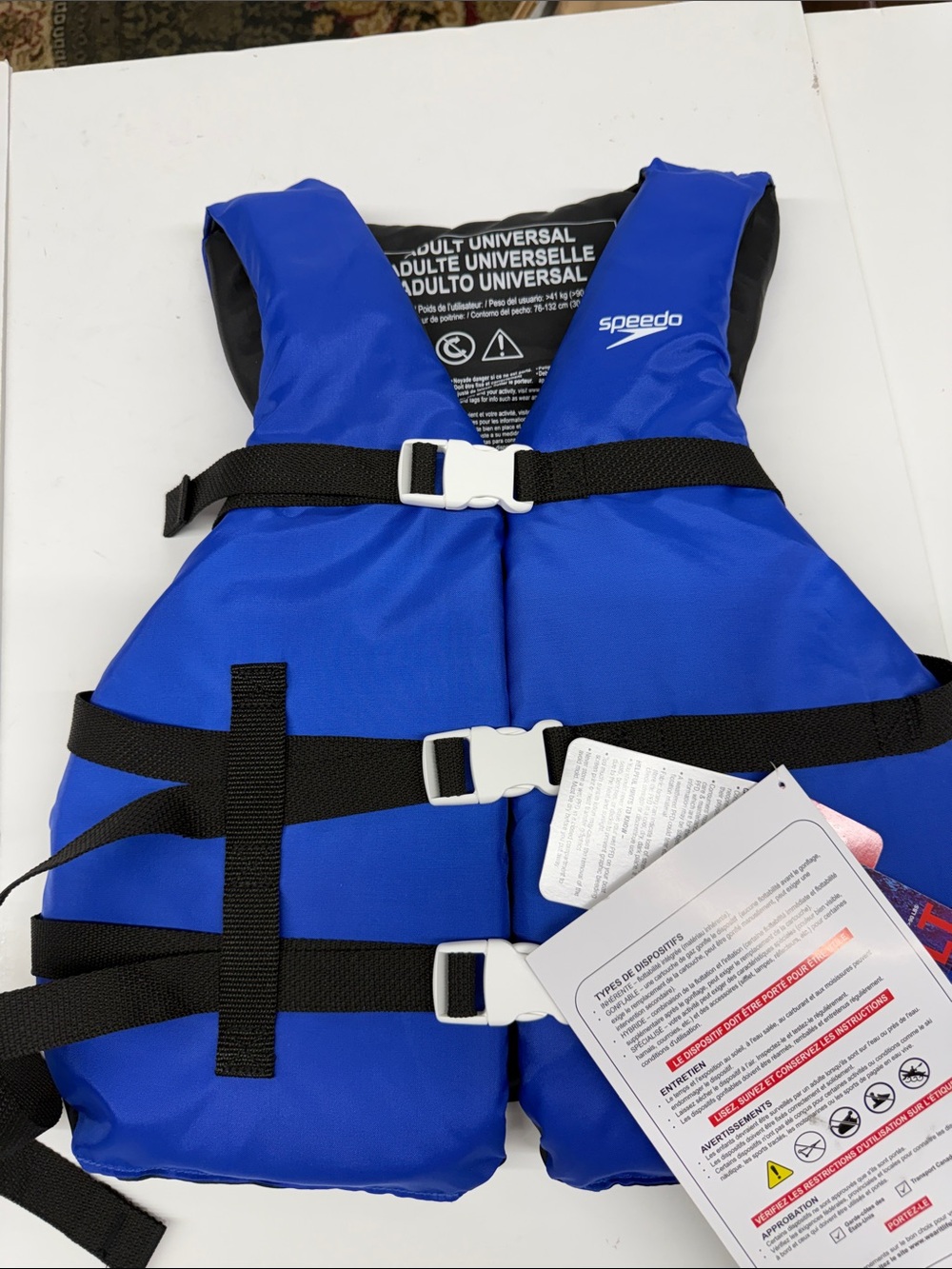 NEW Speedo Adult Universal Life Vest Life Jacket